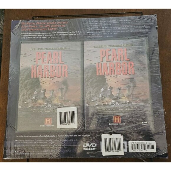 Pearl Harbor 60th Anniversary Commemorative DVD & HC Book History Channel NEW! - Picture 2 of 2